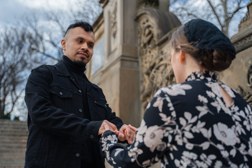Alex and Bri during their engagement session — photograph 17