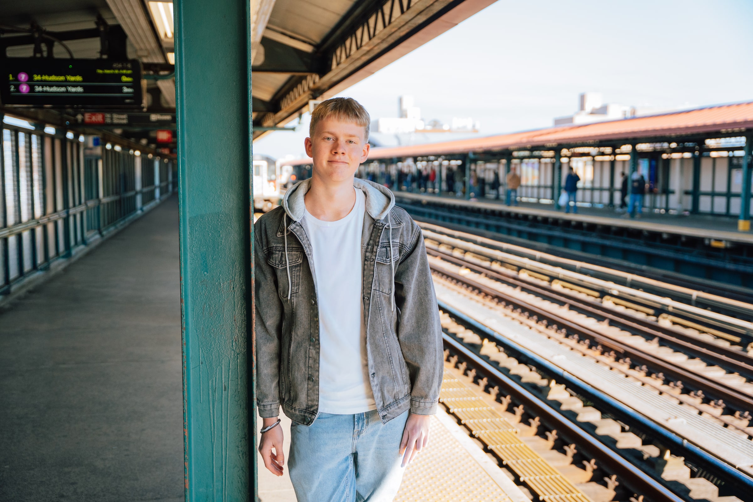 Will during his senior portrait session