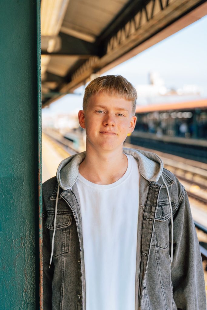 Will during his senior portrait session — photograph 6