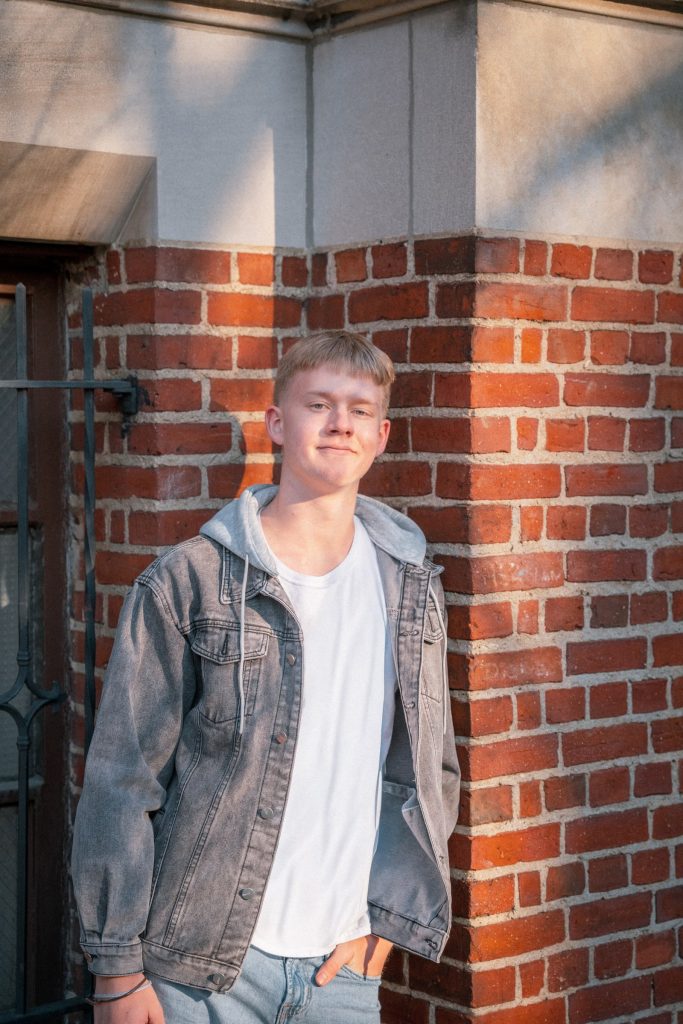 Will during his senior portrait session — photograph 12