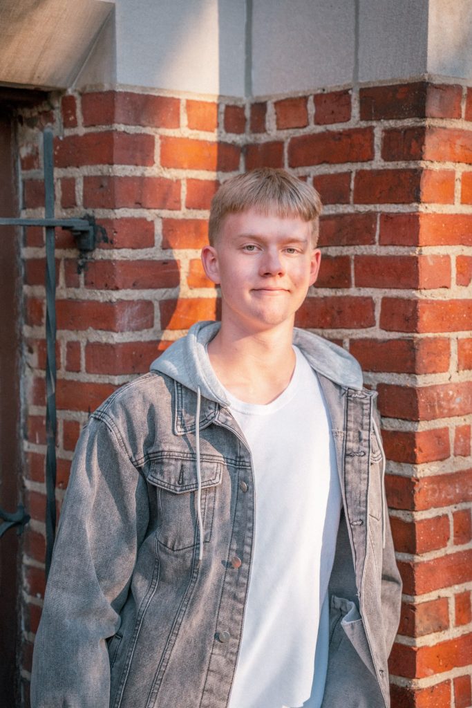 Will during his senior portrait session — photograph 13