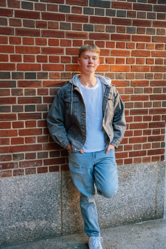 Will during his senior portrait session — photograph 18