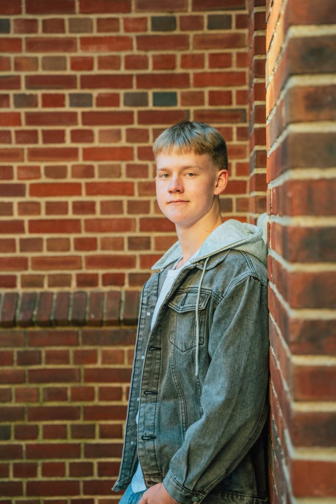 Will during his senior portrait session — photograph 21